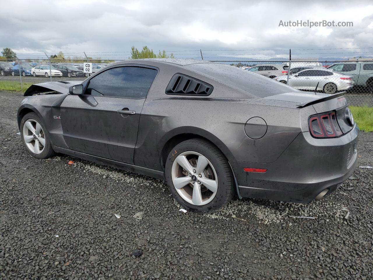 2014 Ford Mustang Gt Charcoal vin: 1ZVBP8CF1E5278304