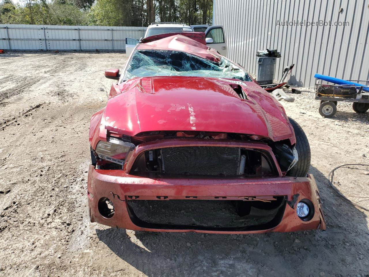 2011 Ford Mustang Gt Red vin: 1ZVBP8CF2B5103636