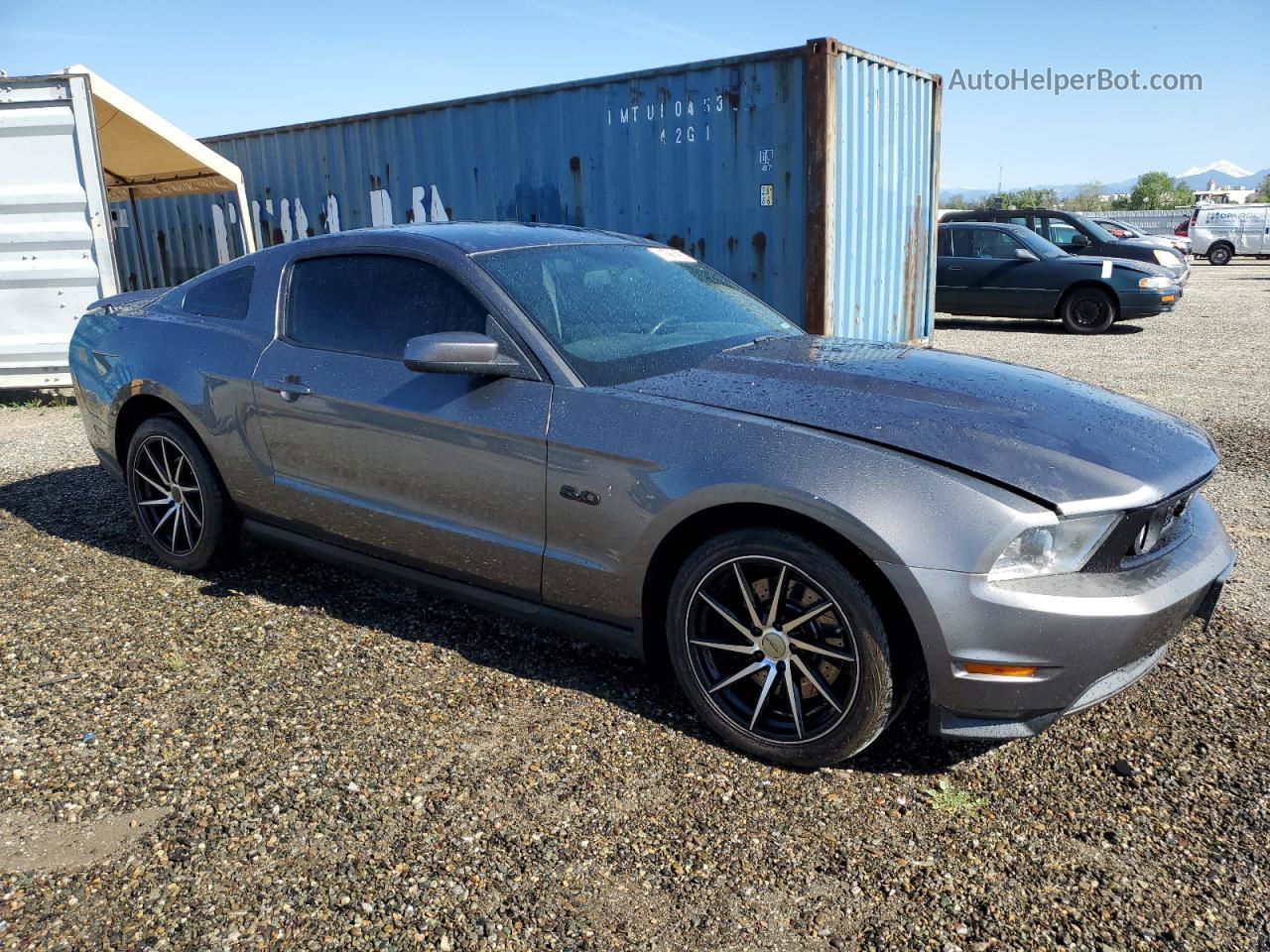 2011 Ford Mustang Gt Серый vin: 1ZVBP8CF2B5115298