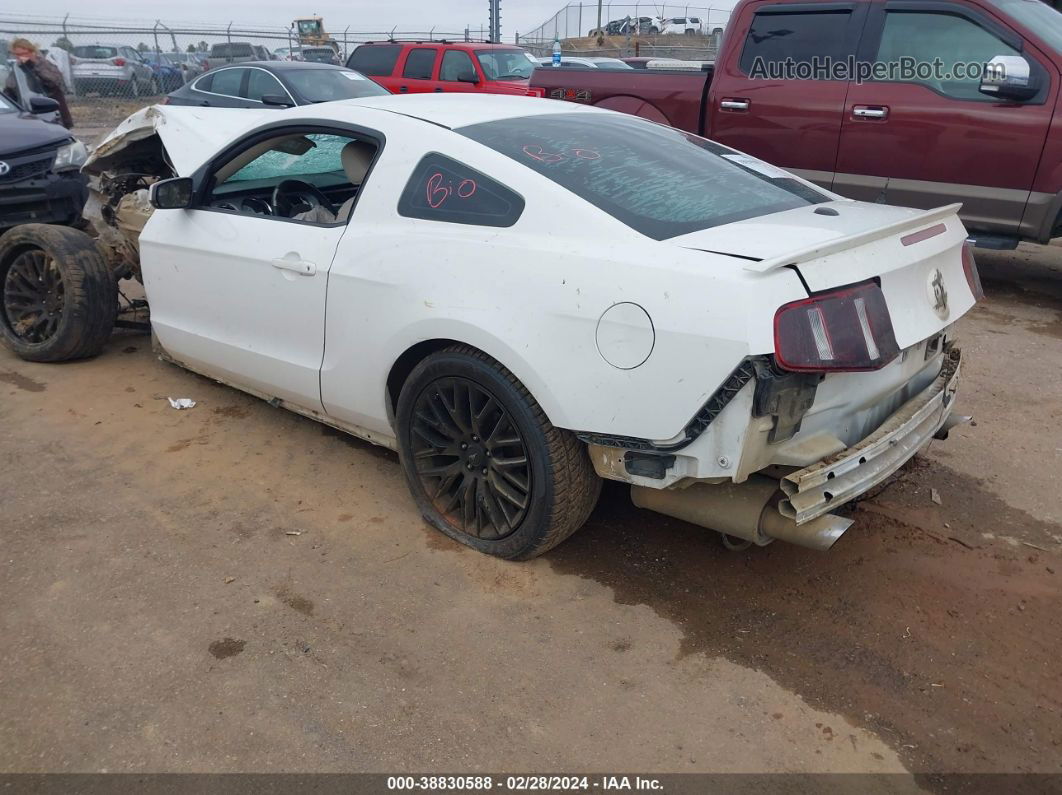 2011 Ford Mustang Gt Premium White vin: 1ZVBP8CF2B5140606