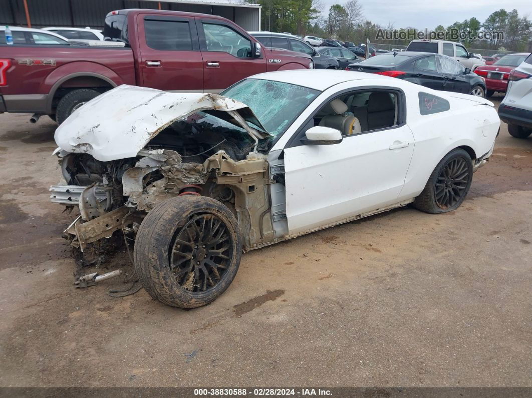 2011 Ford Mustang Gt Premium White vin: 1ZVBP8CF2B5140606