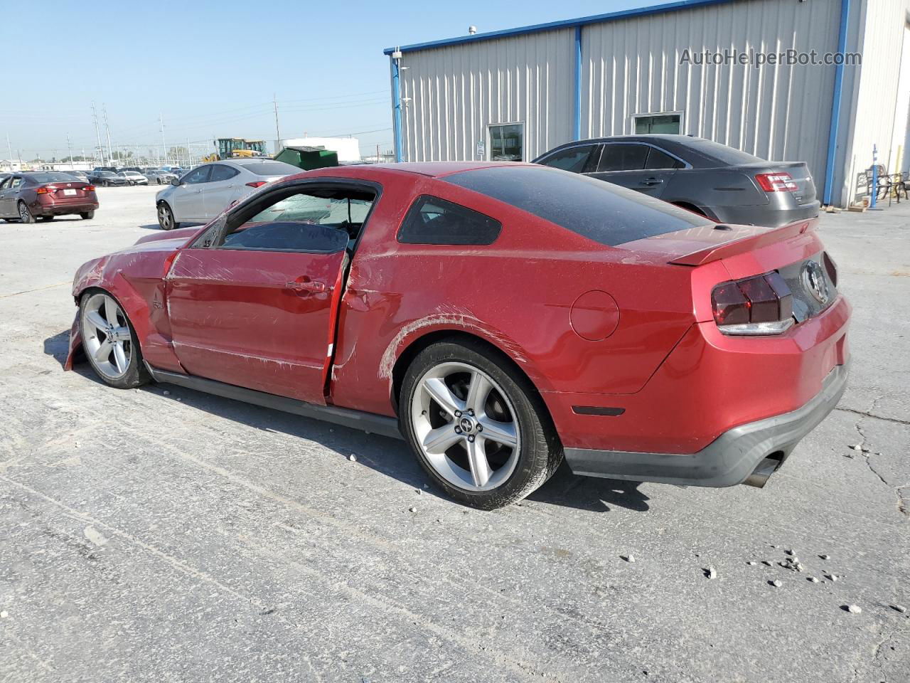 2011 Ford Mustang Gt Red vin: 1ZVBP8CF3B5110823