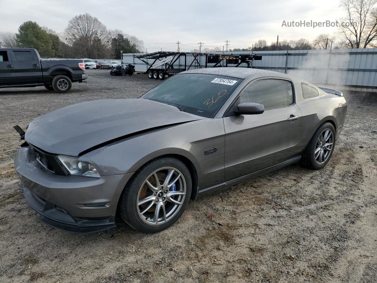 2011 Ford Mustang Gt Gray vin: 1ZVBP8CF3B5138573