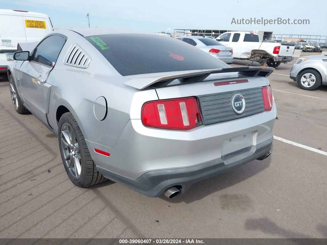 2011 Ford Mustang Gt Premium Silver vin: 1ZVBP8CF3B5152294