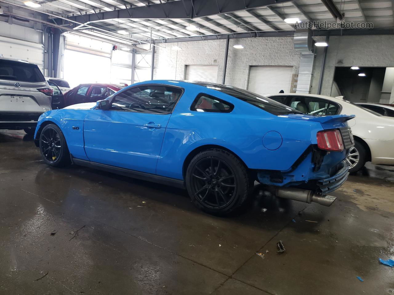 2011 Ford Mustang Gt Blue vin: 1ZVBP8CF3B5164185