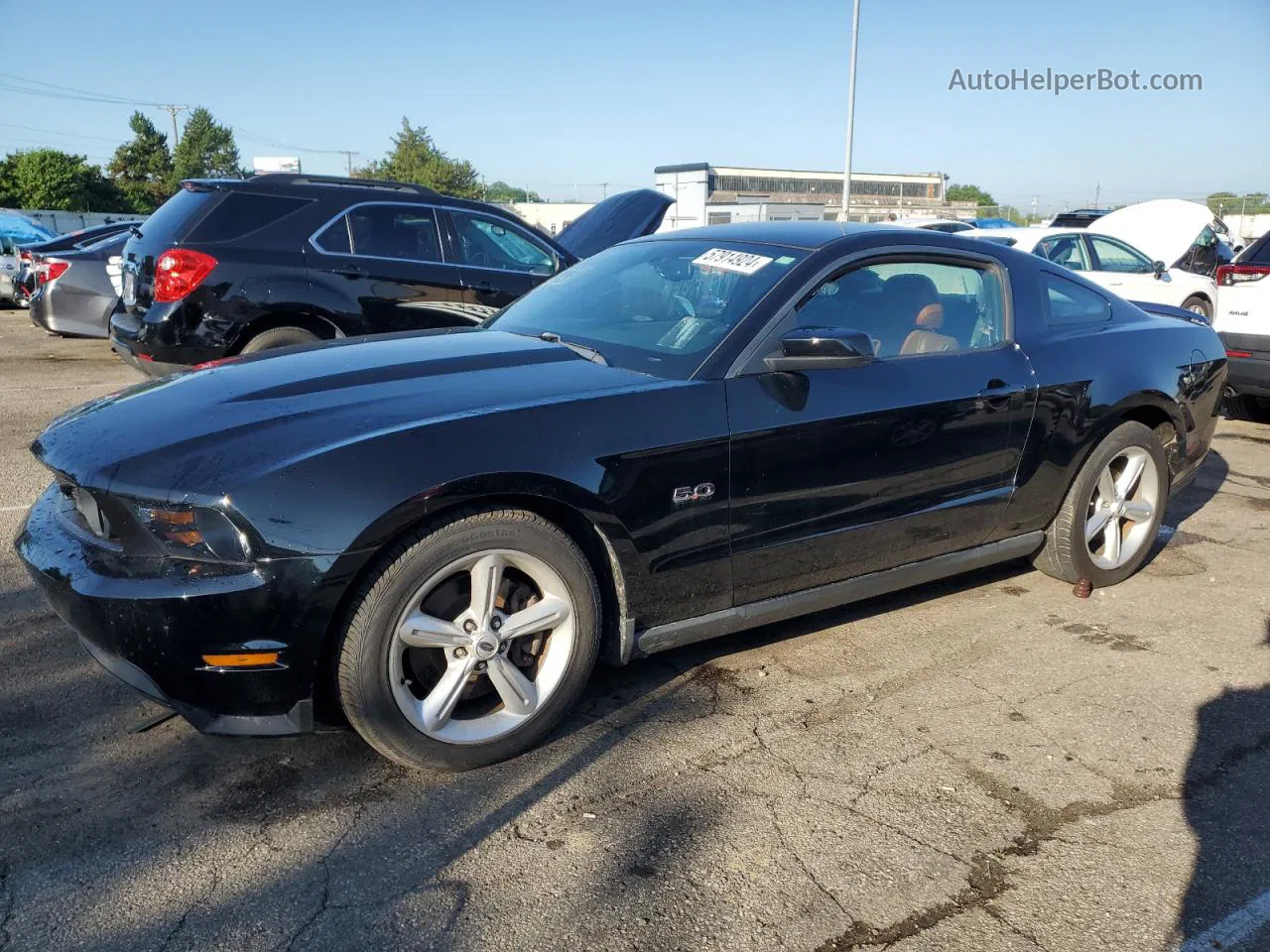 2011 Ford Mustang Gt Black vin: 1ZVBP8CF4B5105419