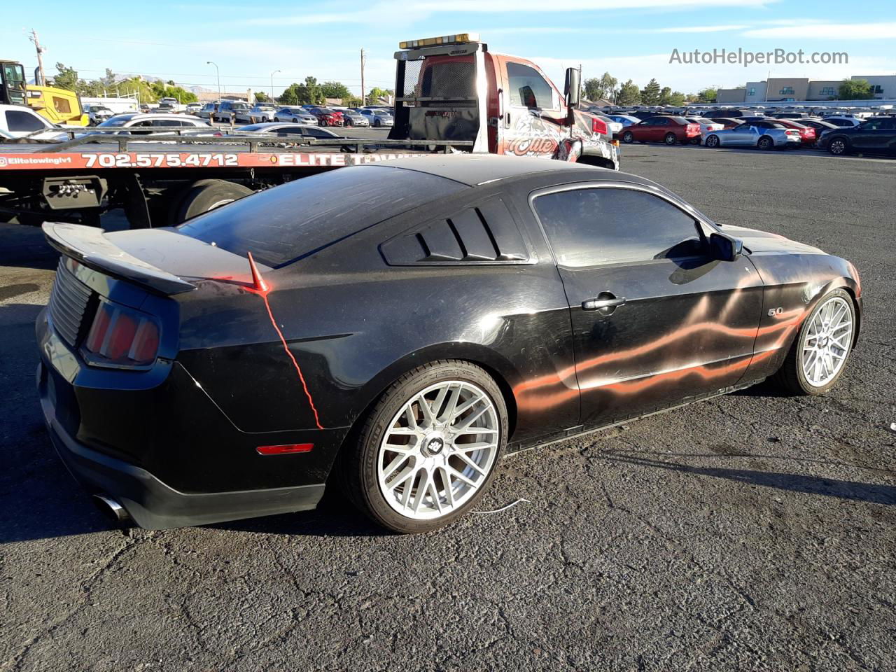 2011 Ford Mustang Gt Черный vin: 1ZVBP8CF4B5160940