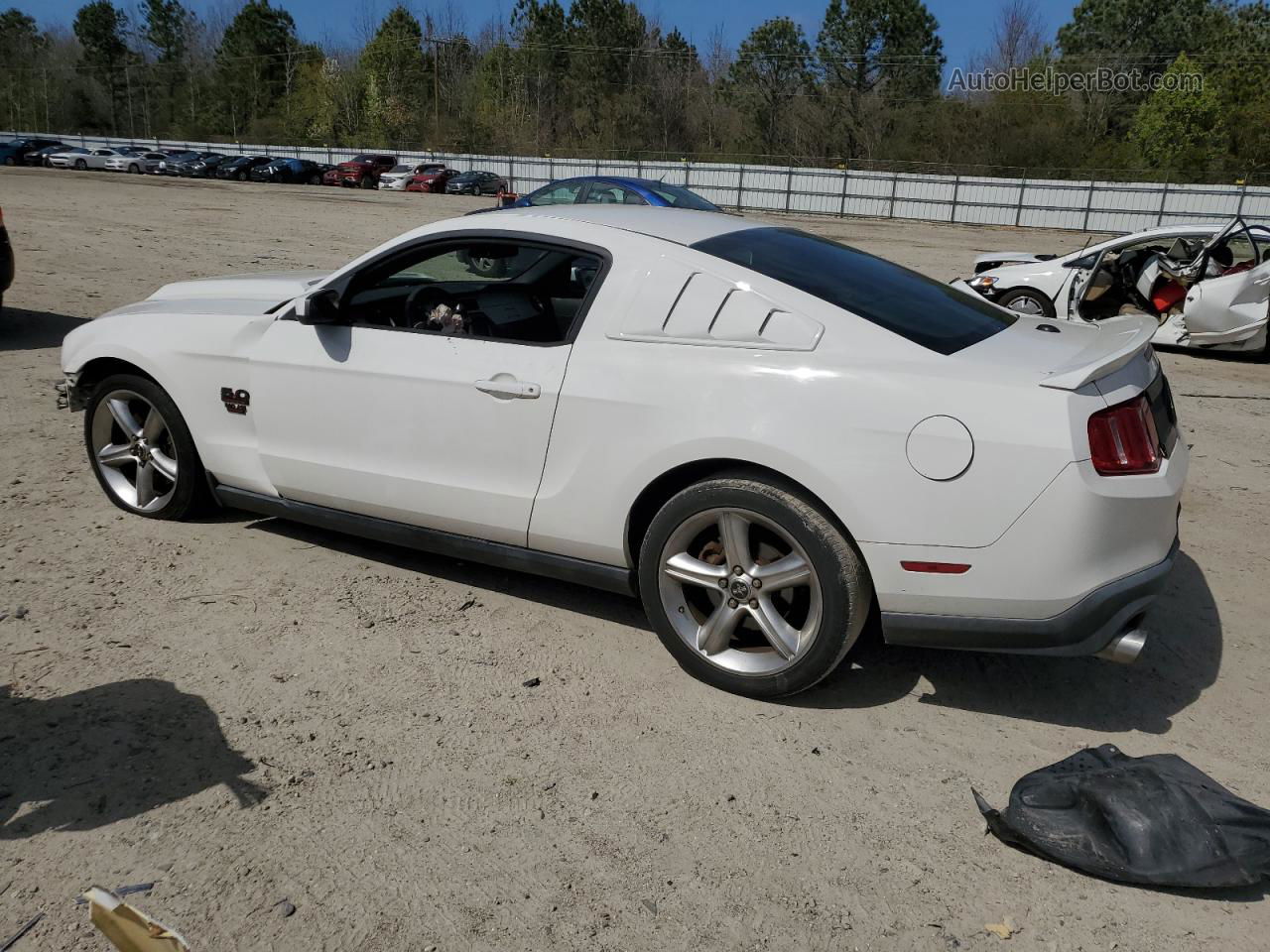 2011 Ford Mustang Gt White vin: 1ZVBP8CF4B5168083