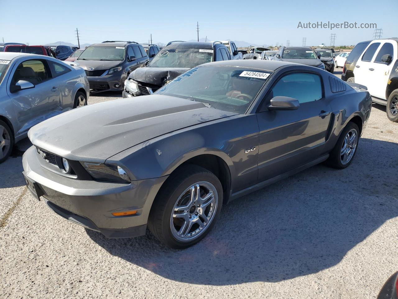 2011 Ford Mustang Gt Gray vin: 1ZVBP8CF5B5137313