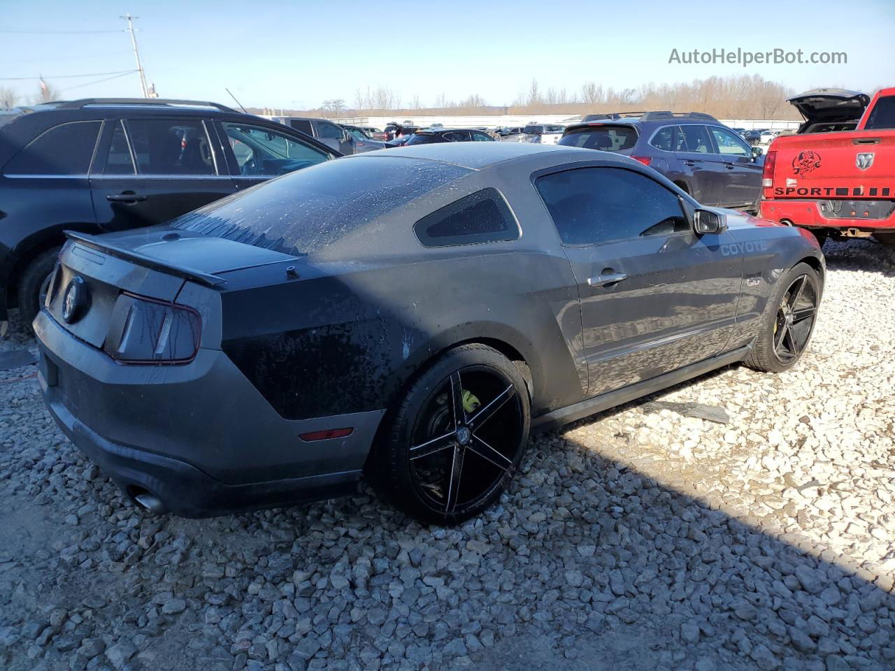 2011 Ford Mustang Gt Gray vin: 1ZVBP8CF5B5137747