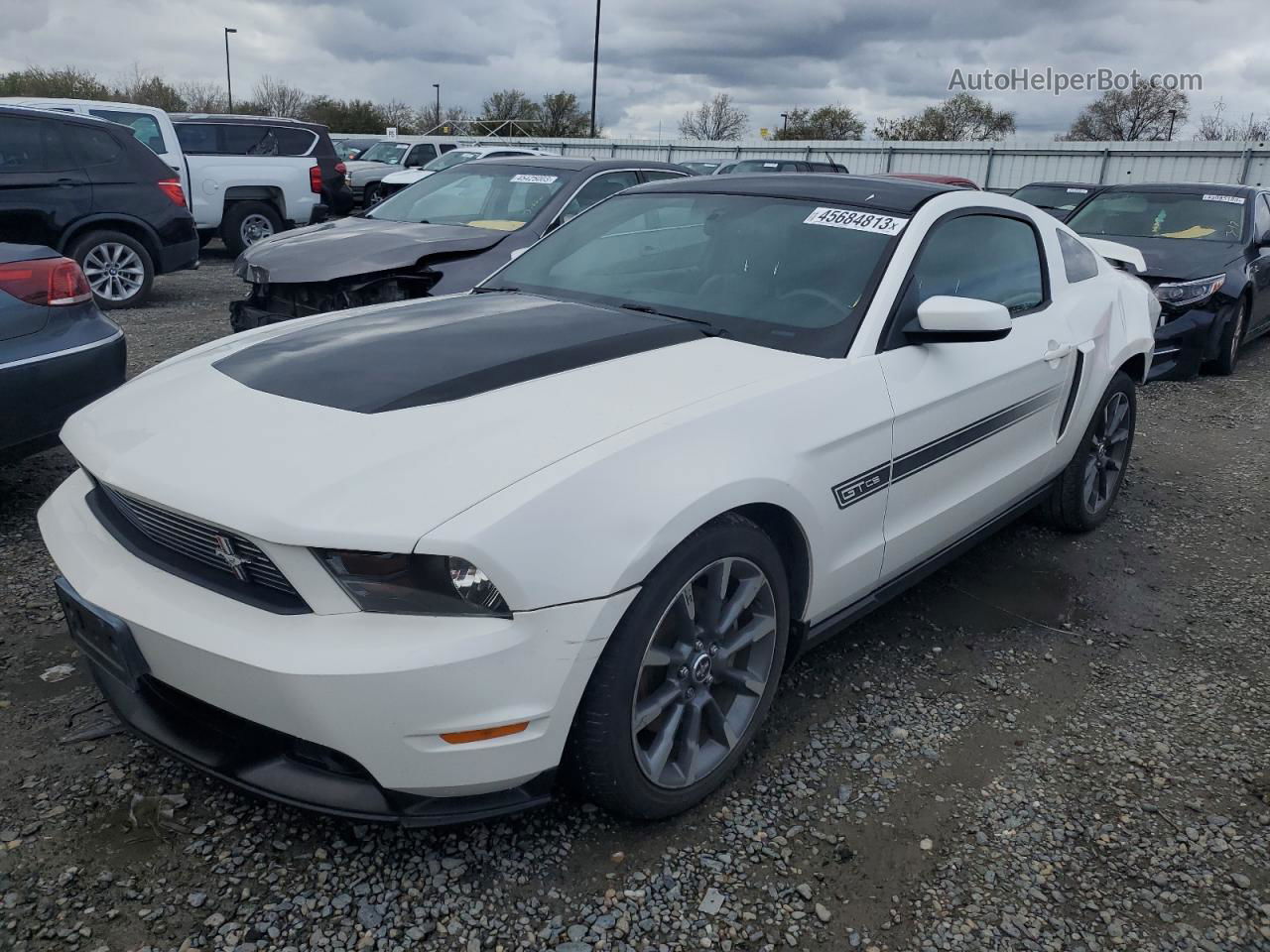 2011 Ford Mustang Gt Белый vin: 1ZVBP8CF5B5138106