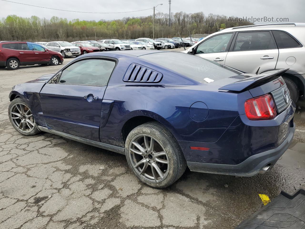 2011 Ford Mustang Gt Blue vin: 1ZVBP8CF5B5164933