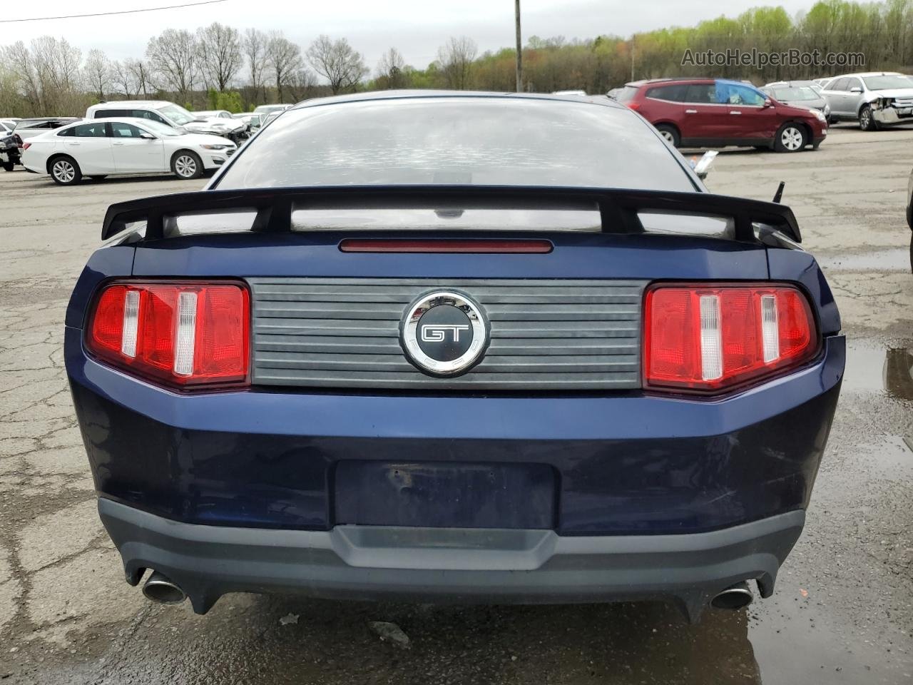 2011 Ford Mustang Gt Blue vin: 1ZVBP8CF5B5164933