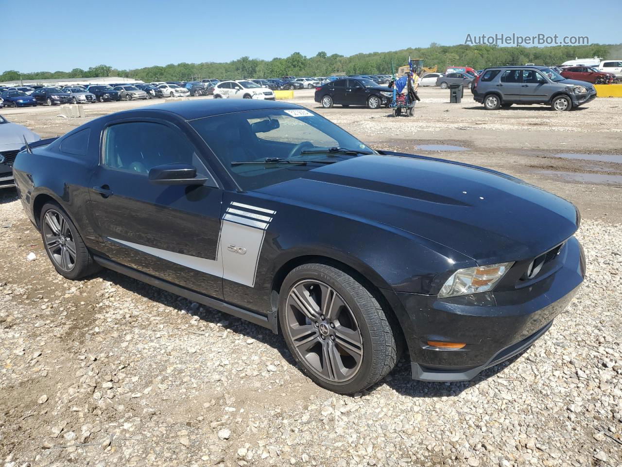 2011 Ford Mustang Gt Черный vin: 1ZVBP8CF6B5116485