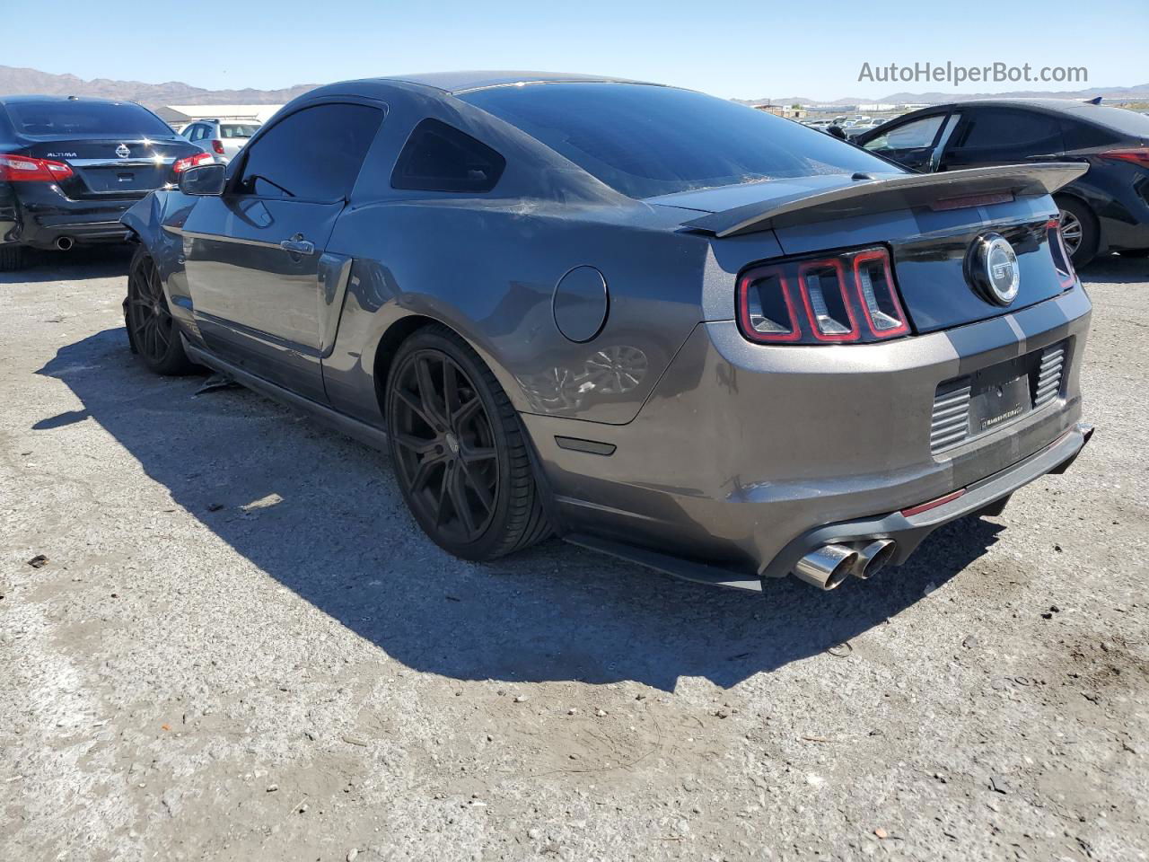 2014 Ford Mustang Gt Gray vin: 1ZVBP8CF6E5284230