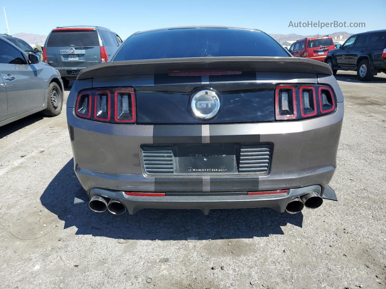 2014 Ford Mustang Gt Gray vin: 1ZVBP8CF6E5284230