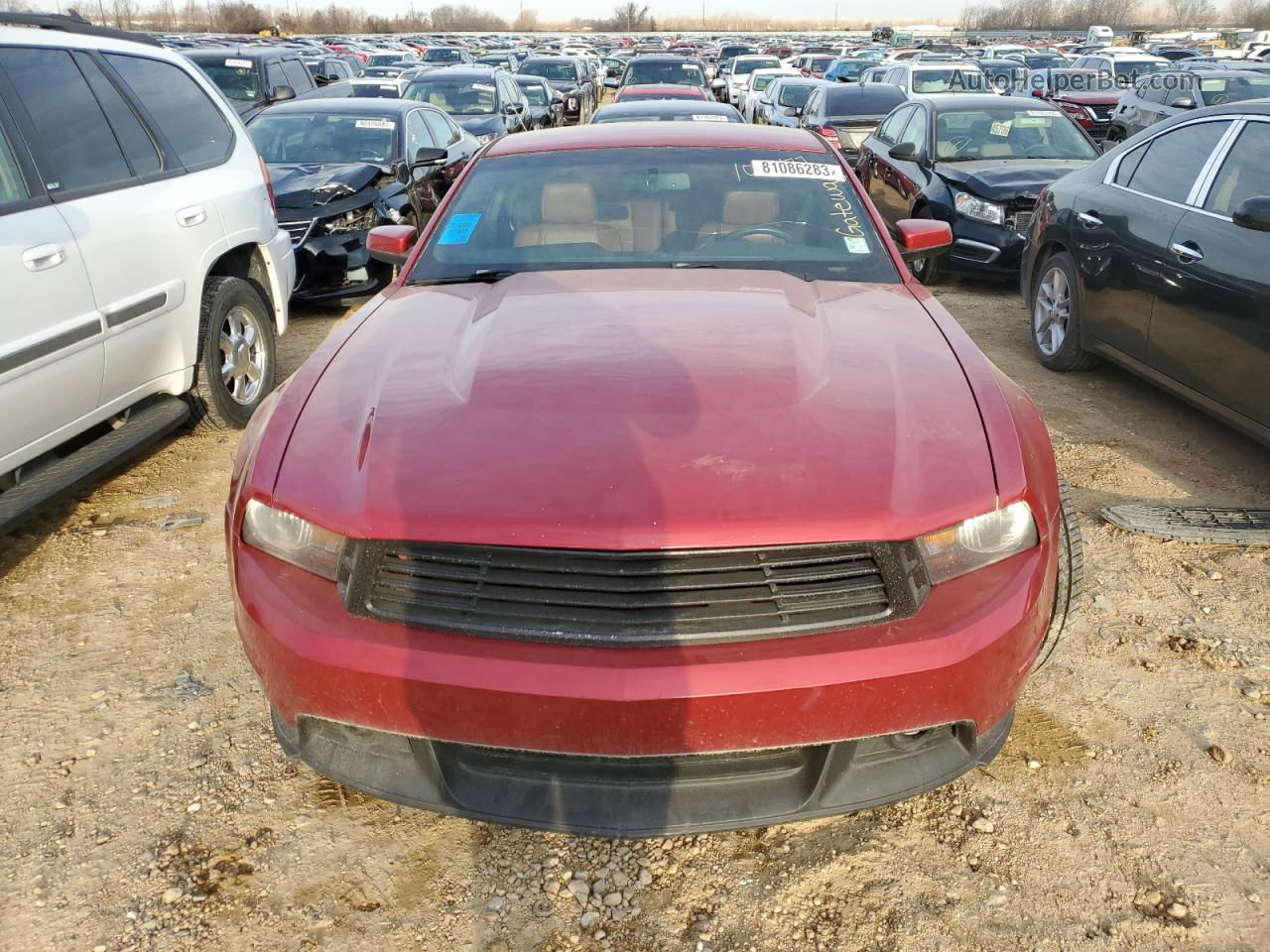 2011 Ford Mustang Gt Red vin: 1ZVBP8CF7B5105477