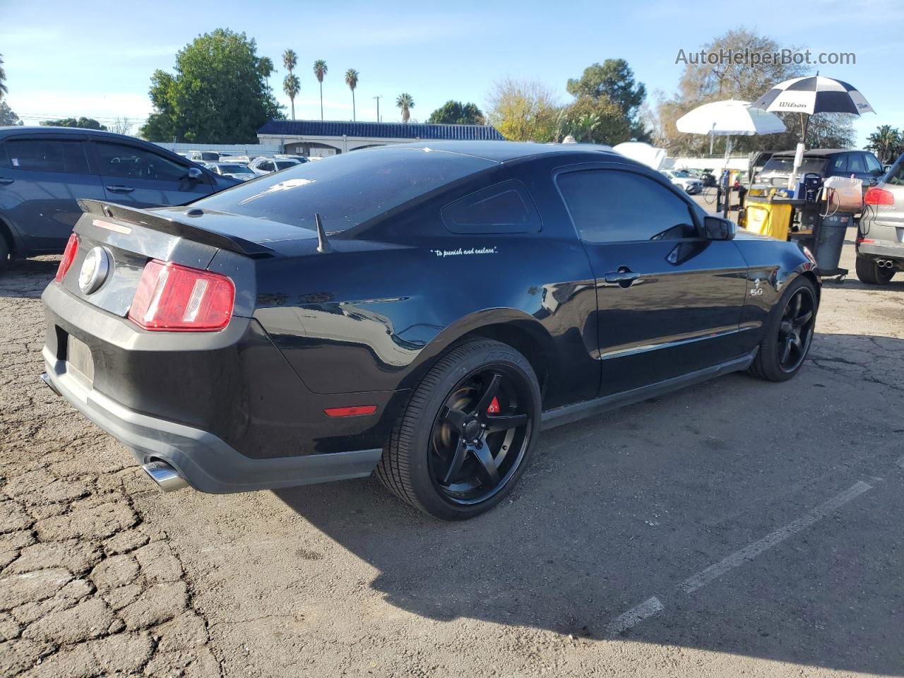 2011 Ford Mustang Gt Black vin: 1ZVBP8CF7B5142075