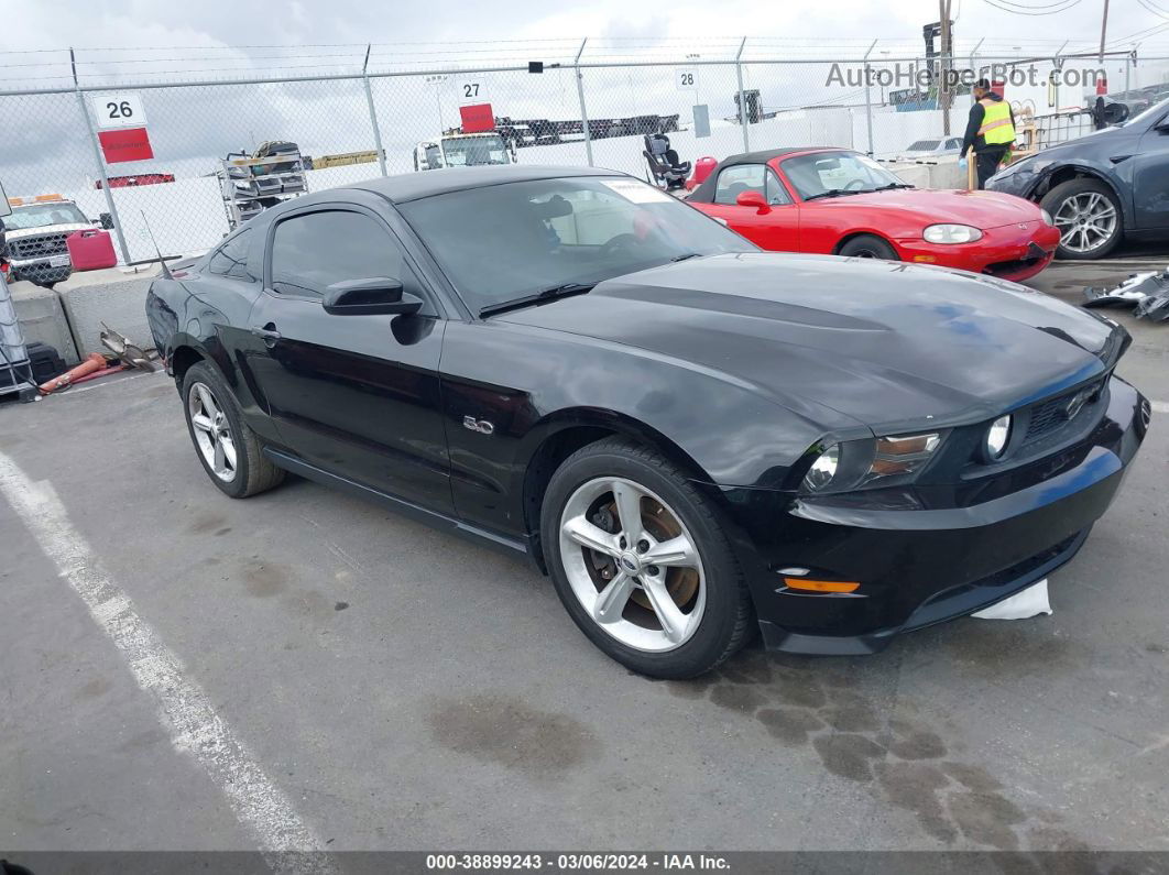 2011 Ford Mustang Gt Черный vin: 1ZVBP8CF7B5163220