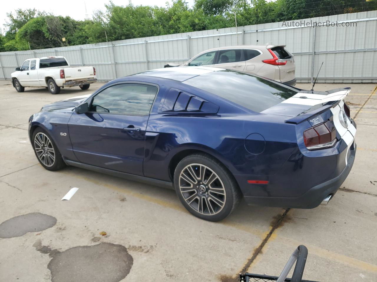 2011 Ford Mustang Gt Синий vin: 1ZVBP8CF8B5149729