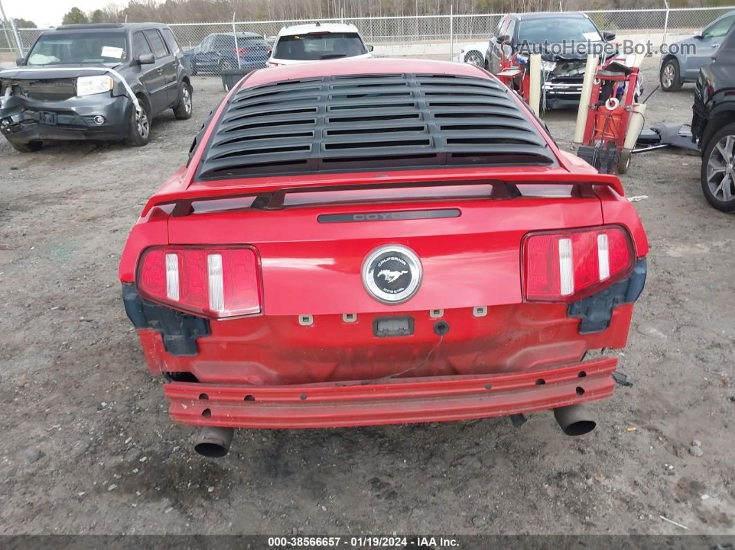 2011 Ford Mustang Gt Premium Red vin: 1ZVBP8CF8B5161153