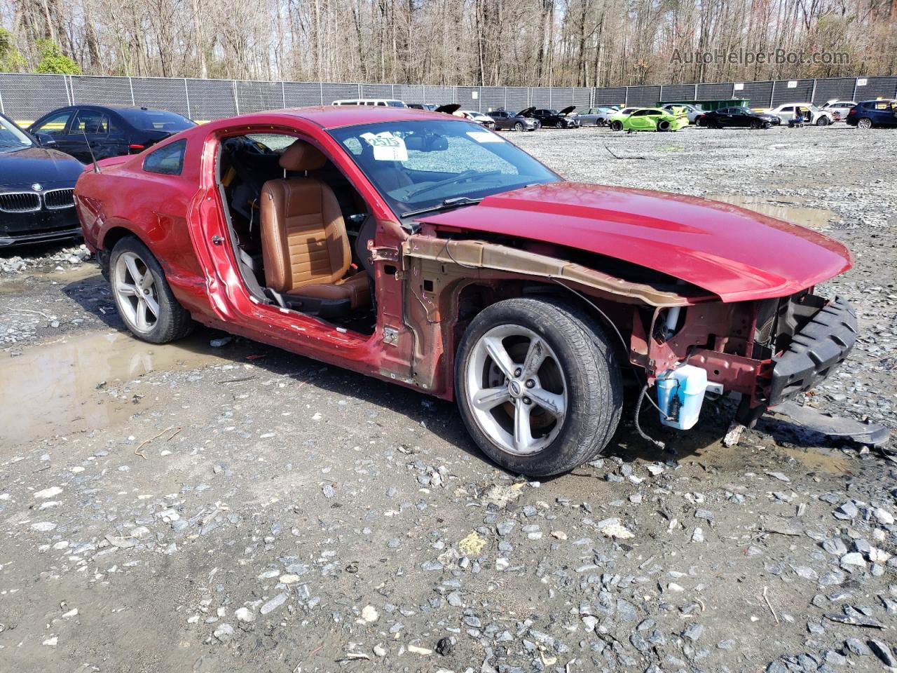 2011 Ford Mustang Gt Red vin: 1ZVBP8CF9B5162568