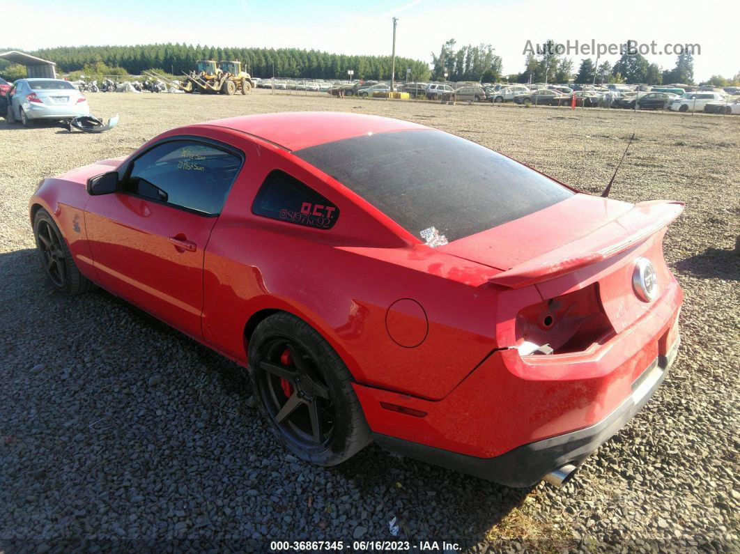 2011 Ford Mustang Gt Red vin: 1ZVBP8CF9B5169309