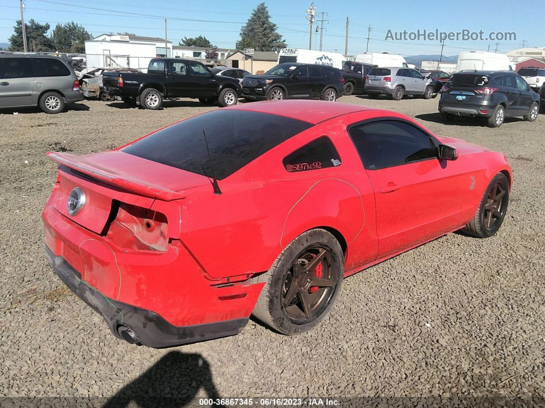 2011 Ford Mustang Gt Red vin: 1ZVBP8CF9B5169309