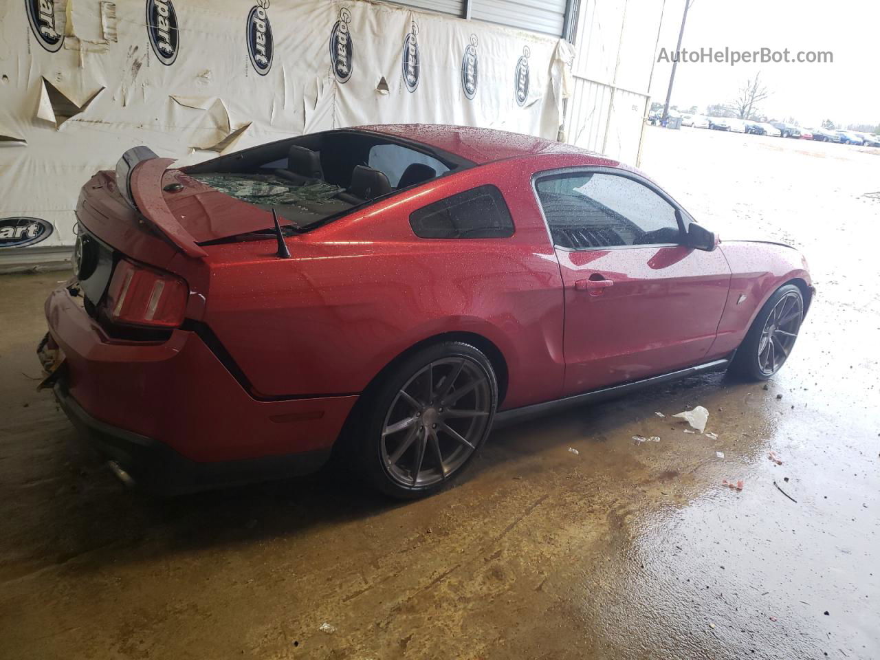 2011 Ford Mustang Gt Red vin: 1ZVBP8CFXB5122239