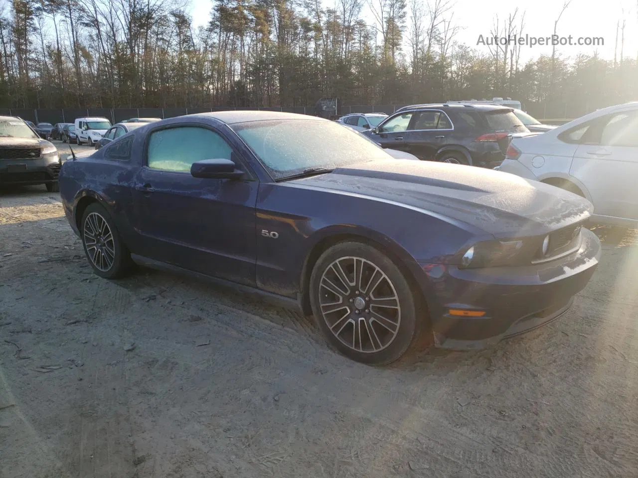 2011 Ford Mustang Gt Blue vin: 1ZVBP8CFXB5133306