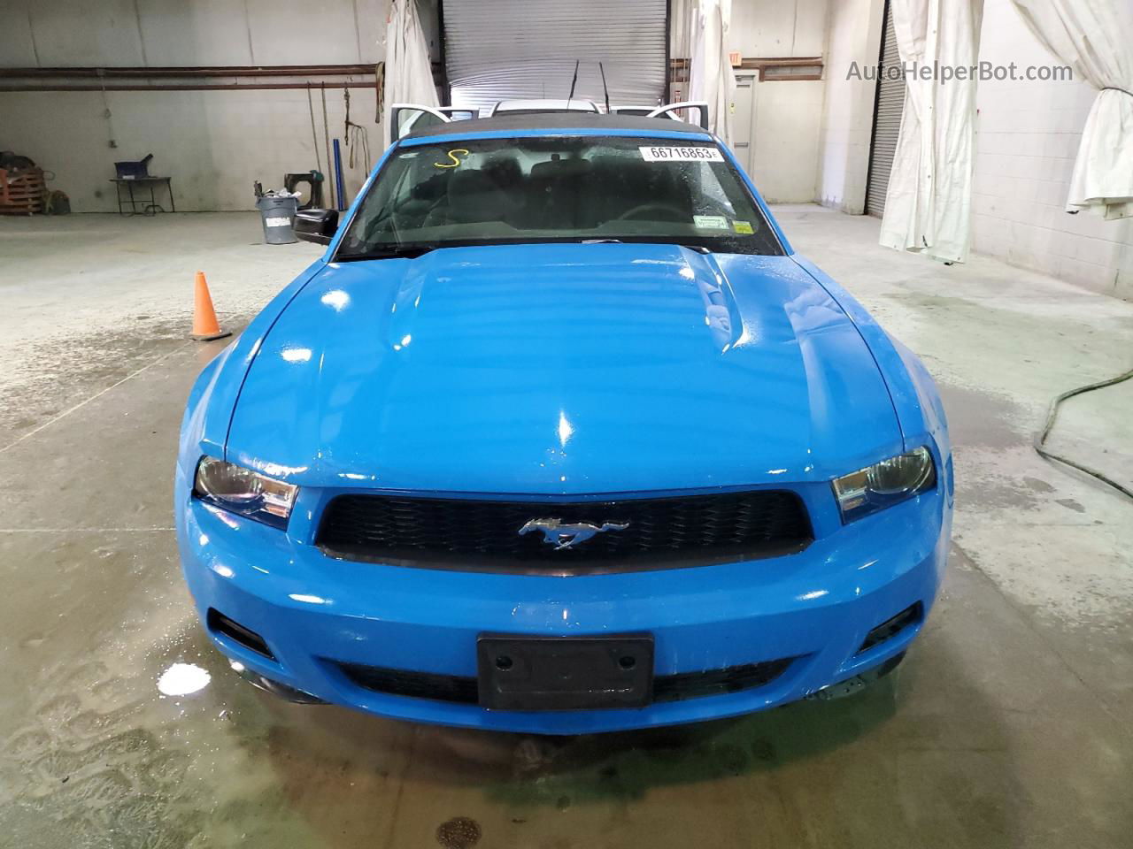 2011 Ford Mustang  Blue vin: 1ZVBP8EM0B5143645