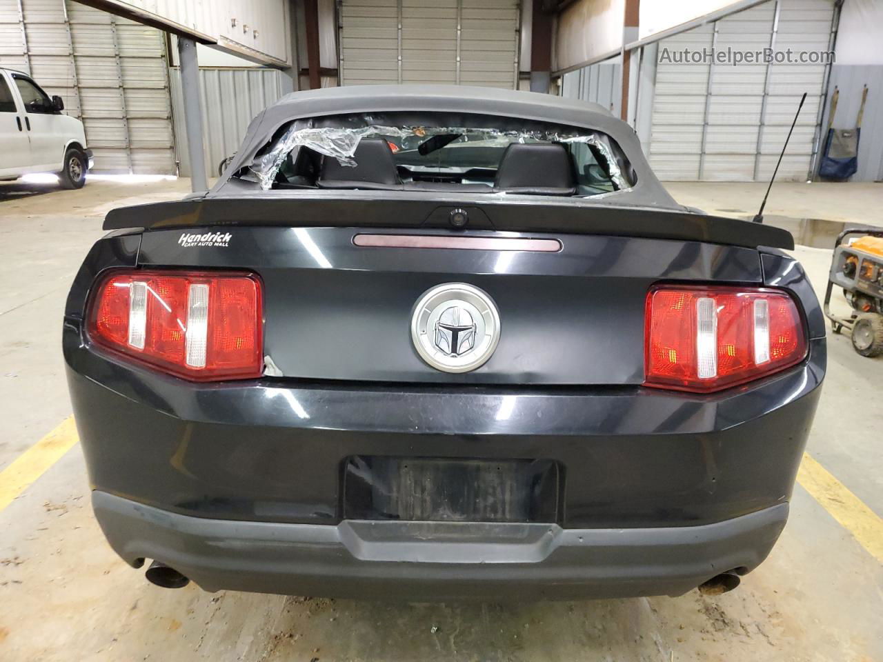 2011 Ford Mustang  Black vin: 1ZVBP8EM1B5107110