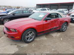 2011 Ford Mustang V6 Premium Burgundy vin: 1ZVBP8EM1B5115465