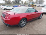 2011 Ford Mustang V6 Premium Burgundy vin: 1ZVBP8EM1B5115465