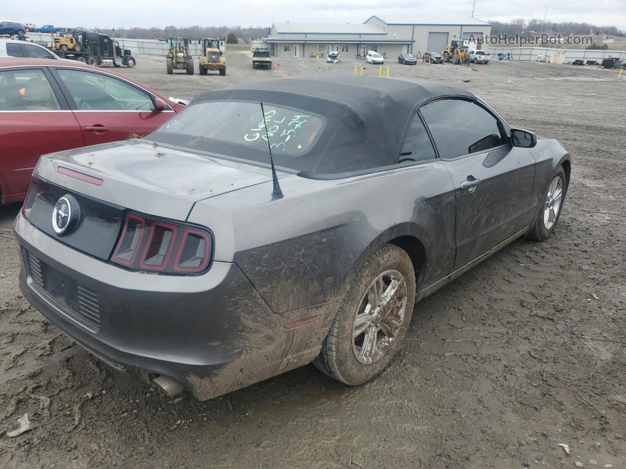 2014 Ford Mustang  Gray vin: 1ZVBP8EM1E5293252