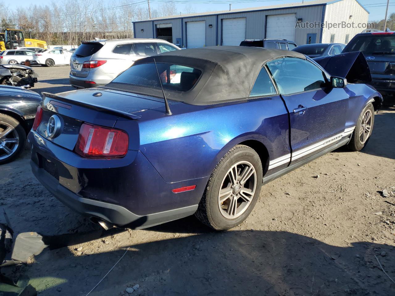 2011 Ford Mustang  Blue vin: 1ZVBP8EM2B5148751