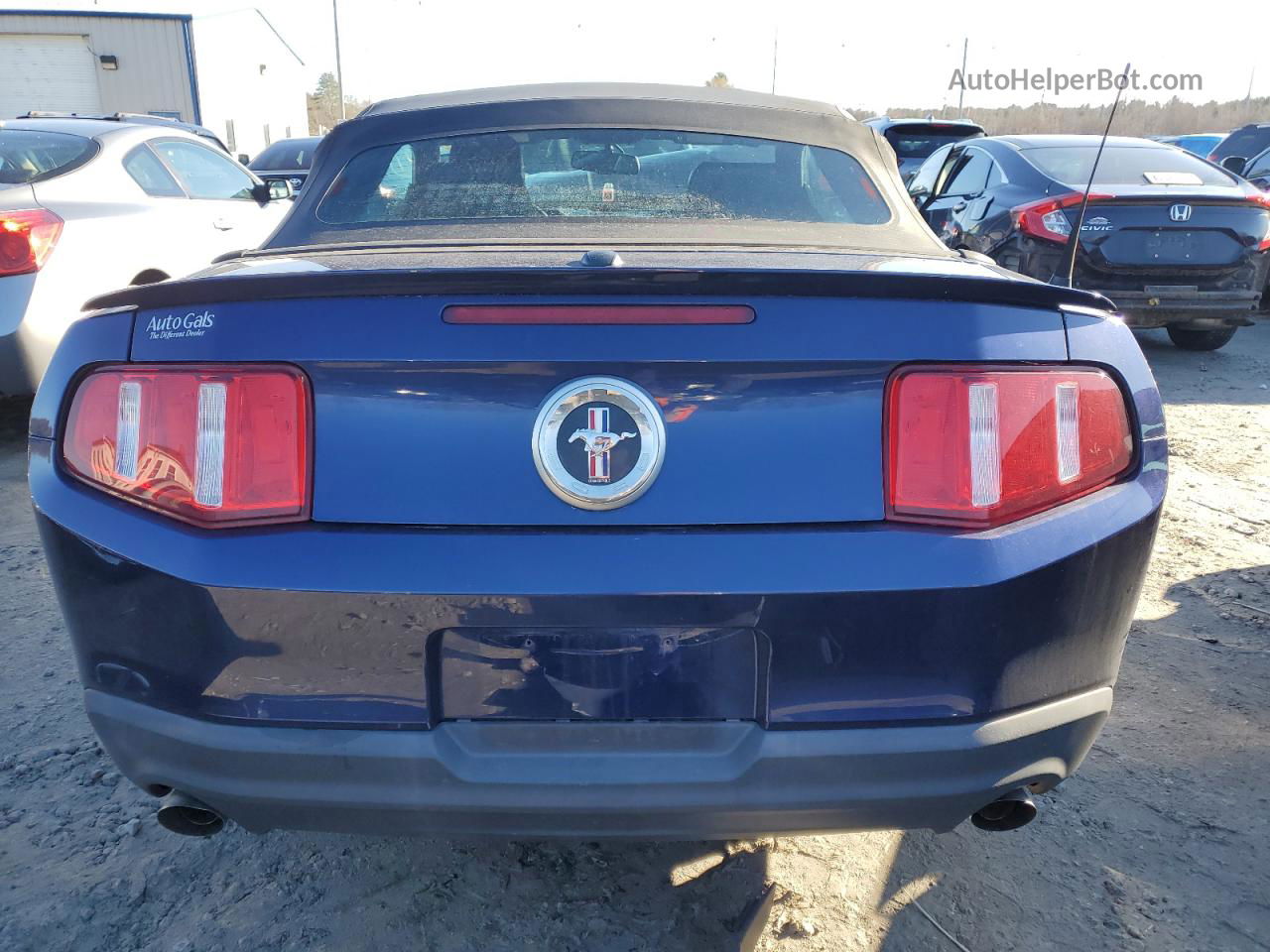 2011 Ford Mustang  Blue vin: 1ZVBP8EM2B5148751