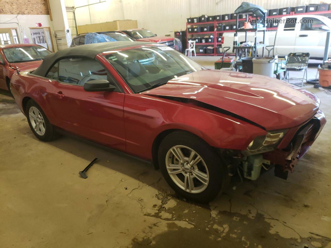 2011 Ford Mustang  Red vin: 1ZVBP8EM3B5135989