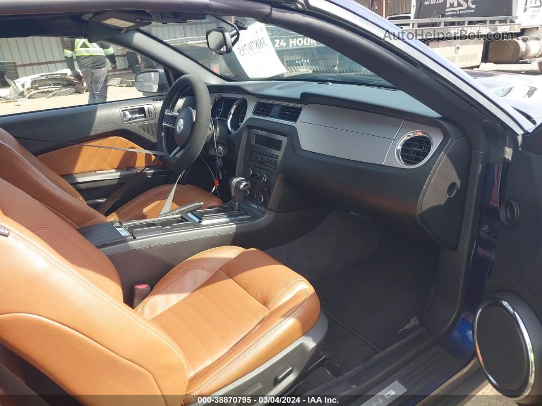 2011 Ford Mustang V6 Premium Синий vin: 1ZVBP8EM5B5130440