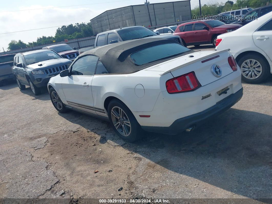 2011 Ford Mustang V6 Premium White vin: 1ZVBP8EM7B5120248