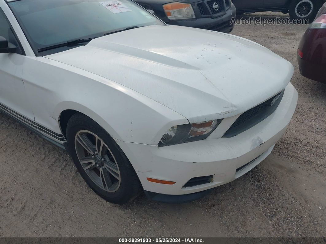 2011 Ford Mustang V6 Premium White vin: 1ZVBP8EM7B5120248