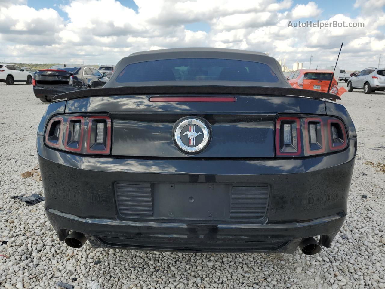 2014 Ford Mustang  Black vin: 1ZVBP8EM7E5209466