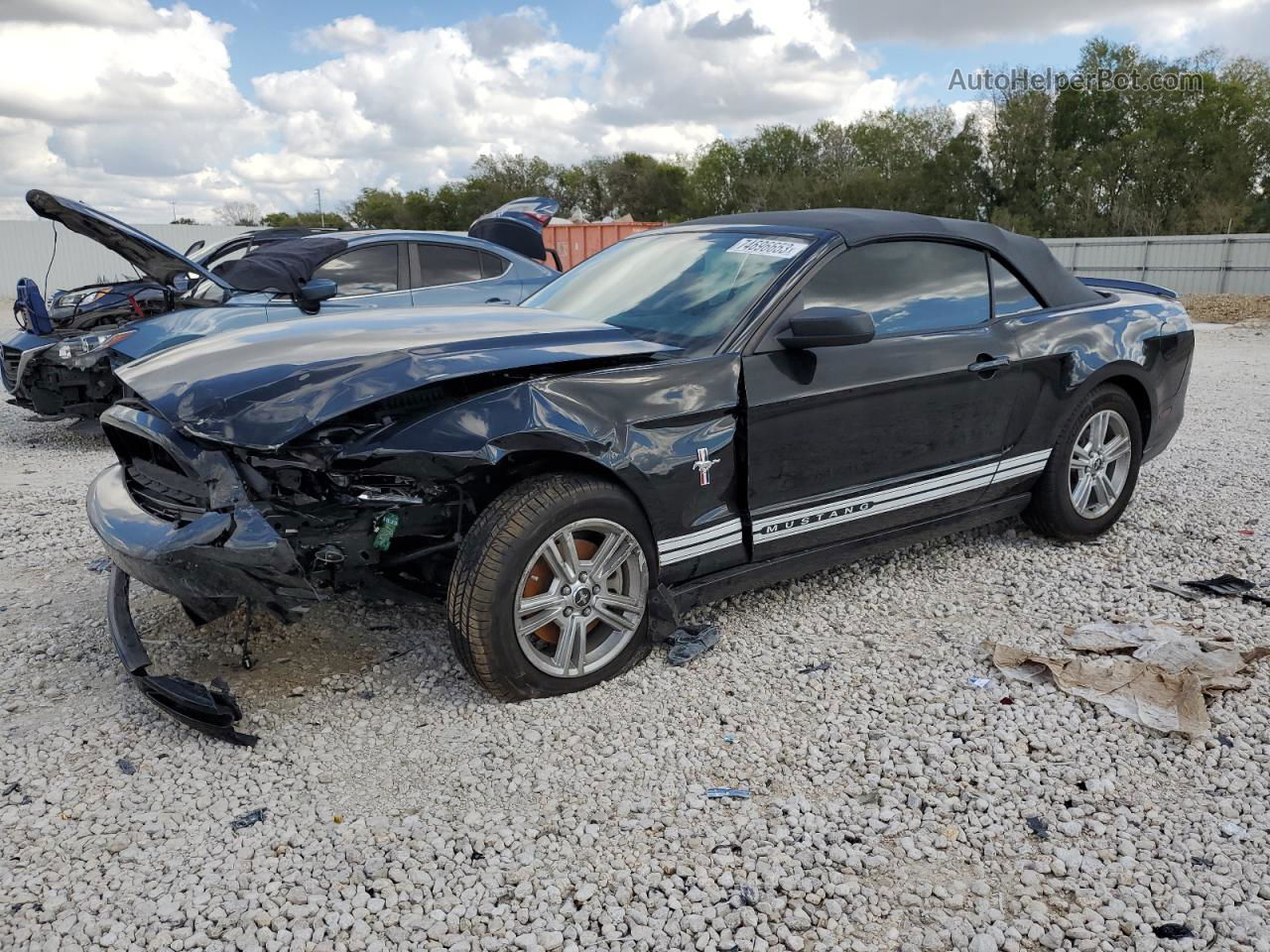 2014 Ford Mustang  Black vin: 1ZVBP8EM7E5209466