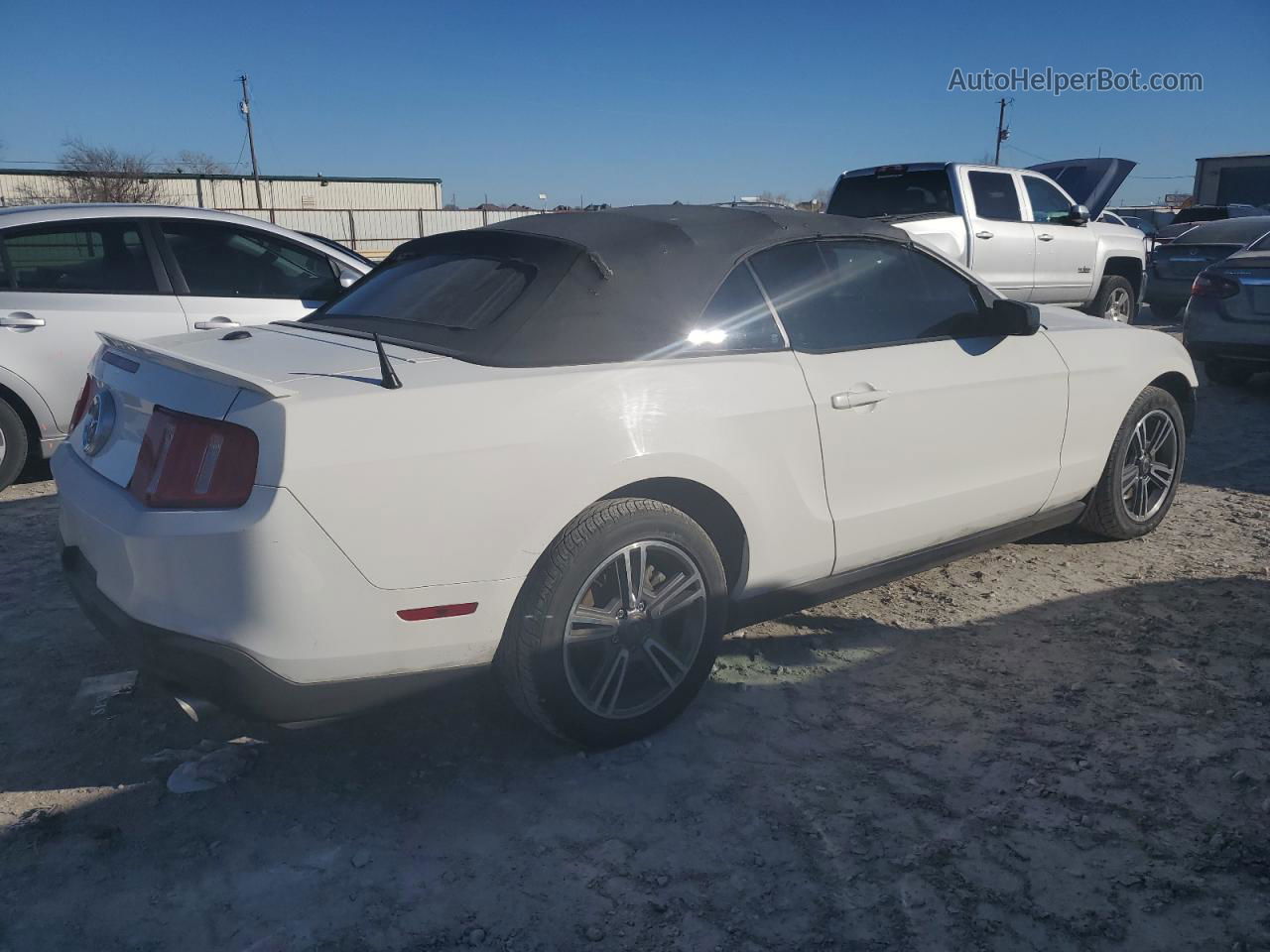 2011 Ford Mustang  Белый vin: 1ZVBP8EM8B5150486