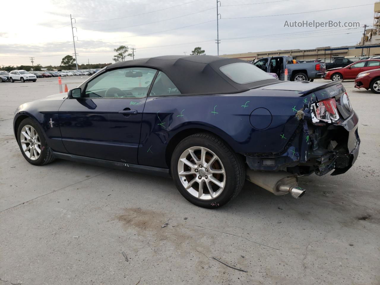 2011 Ford Mustang  Blue vin: 1ZVBP8EM9B5149153