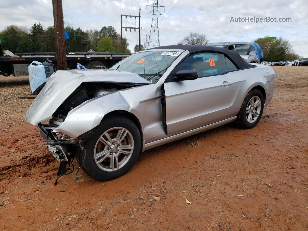 2014 Ford Mustang  Silver vin: 1ZVBP8EM9E5318477