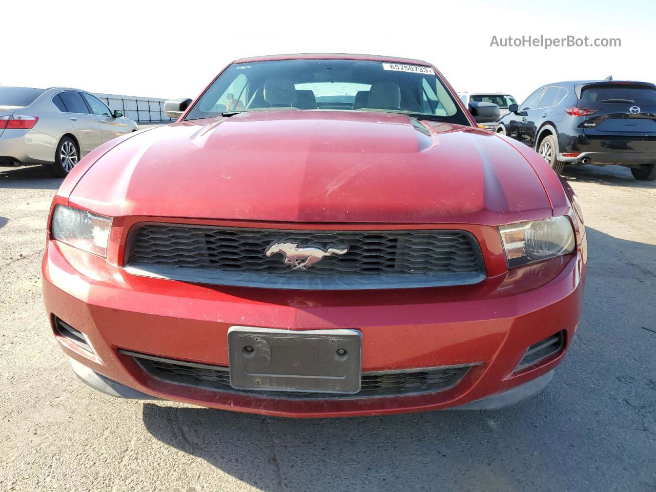 2011 Ford Mustang  Red vin: 1ZVBP8EMXB5154118