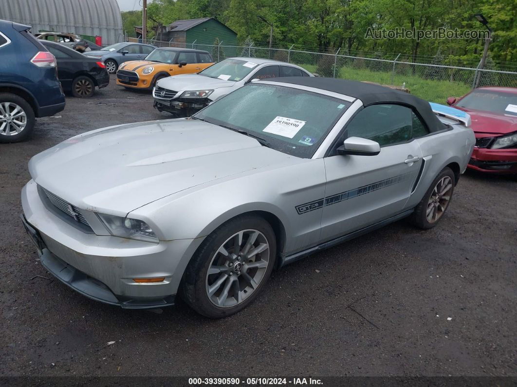 2011 Ford Mustang Gt Premium Silver vin: 1ZVBP8FF0B5116171