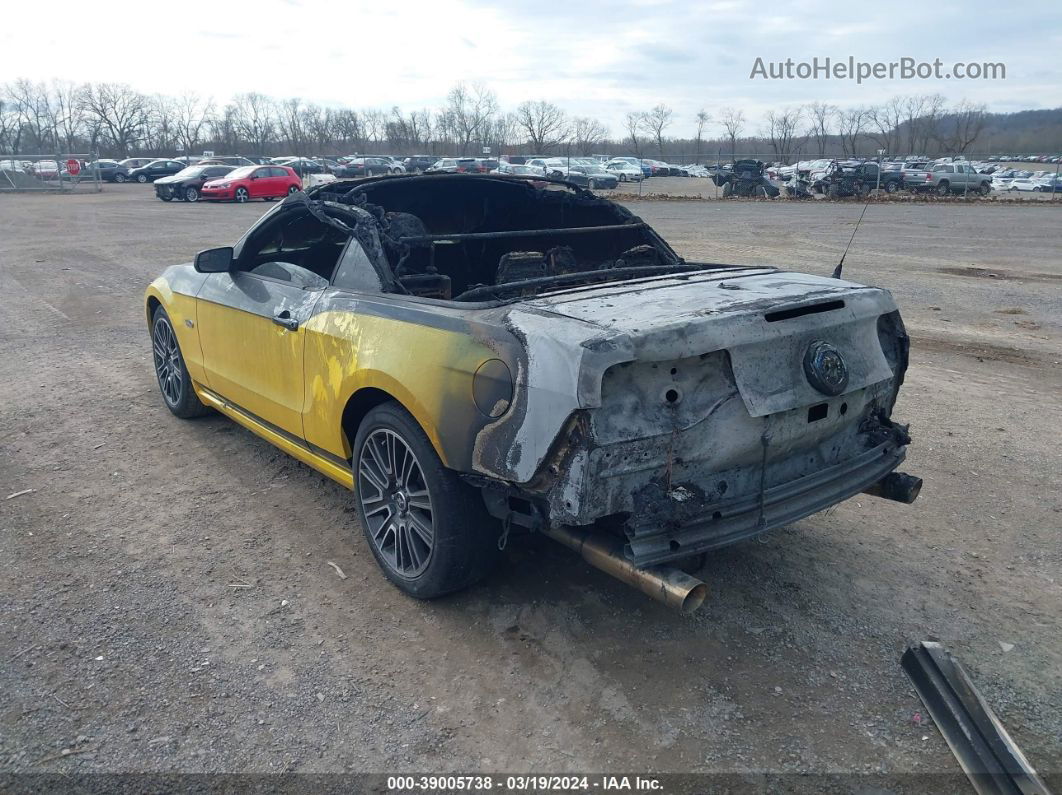 2011 Ford Mustang Gt Premium Yellow vin: 1ZVBP8FF0B5153480