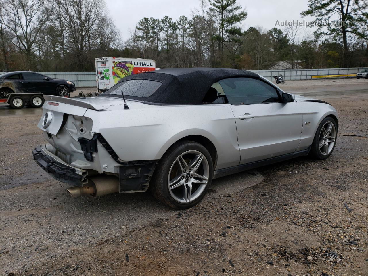 2011 Ford Mustang Gt Silver vin: 1ZVBP8FF6B5106146